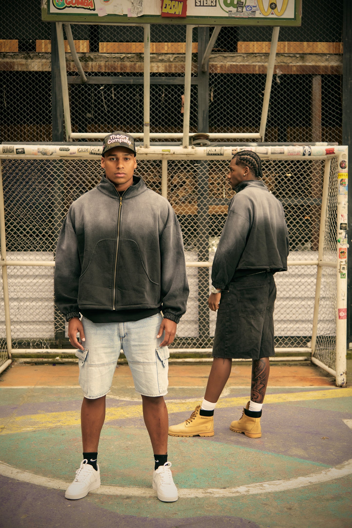 Hoodie Washes Boxy Fit Zip