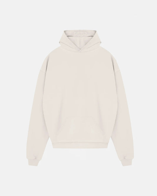 Hoodie Blanco Hueso Basico