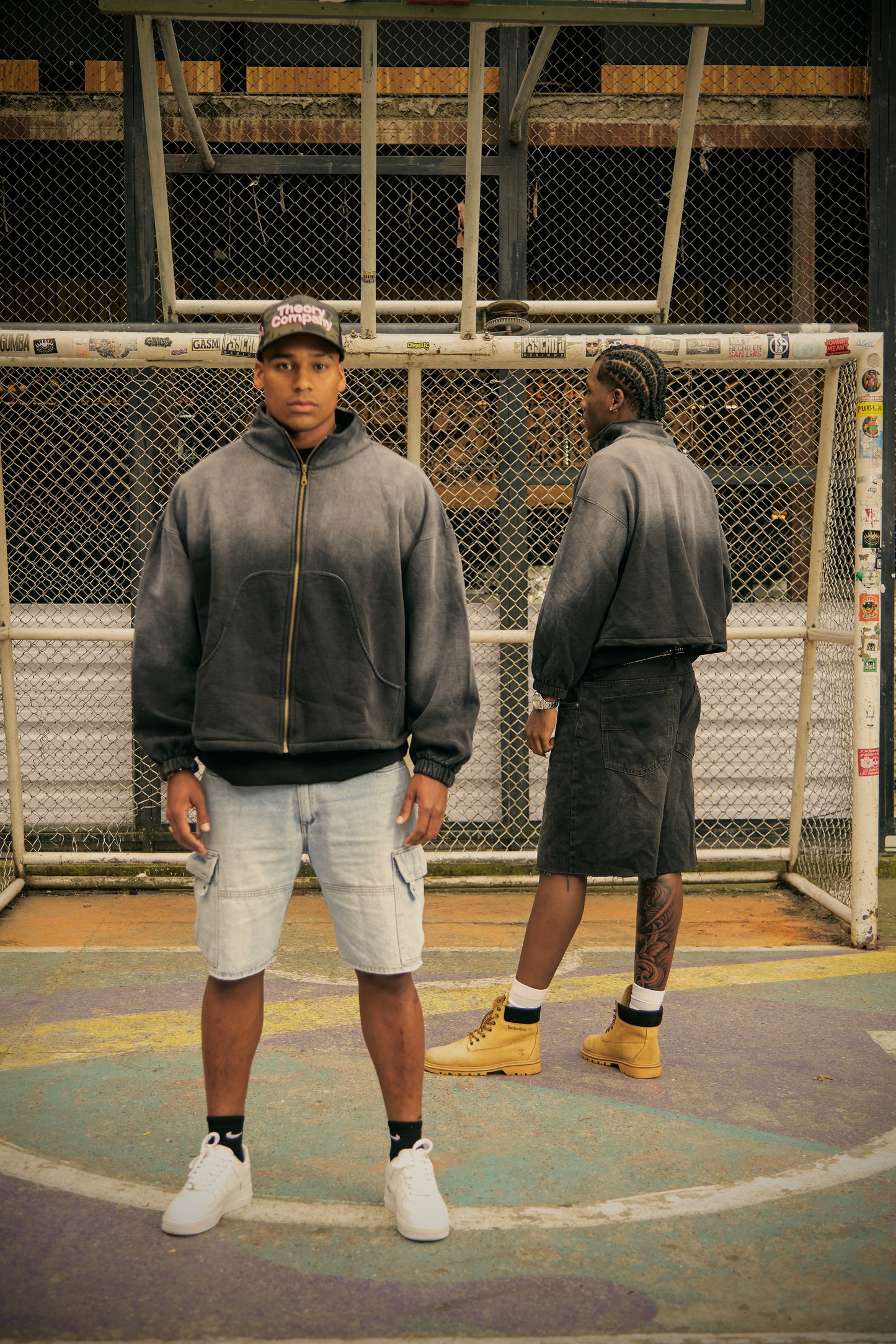 Hoodie Washes Boxy Fit Zip