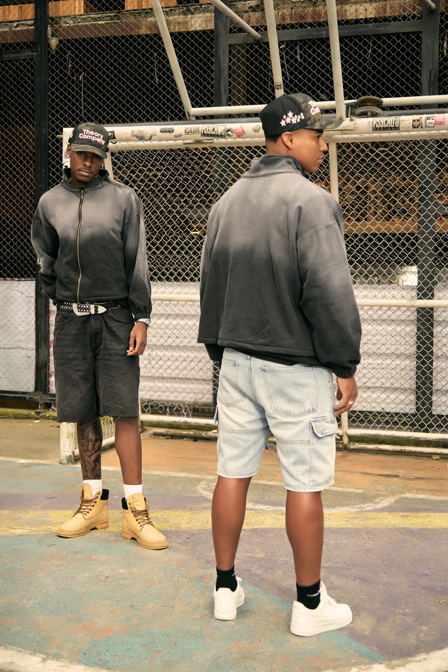 Hoodie Washes Boxy Fit Zip