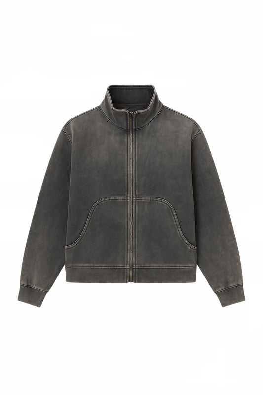 Hoodie Washes Boxy Fit Zip